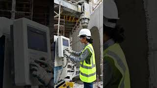 Automatic plastering machine #fyp #plaster #viral