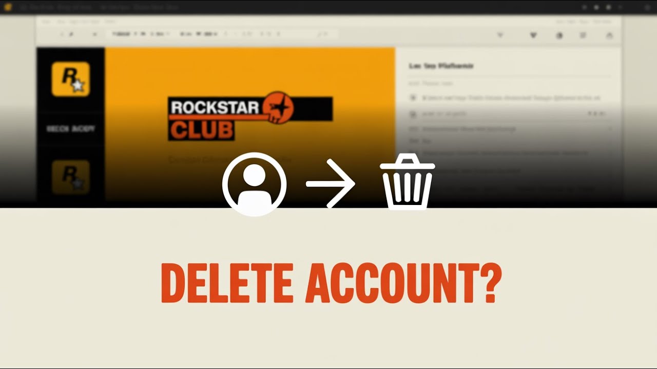 Delete Your Rockstar Games Social Club Account Safely in Minutes