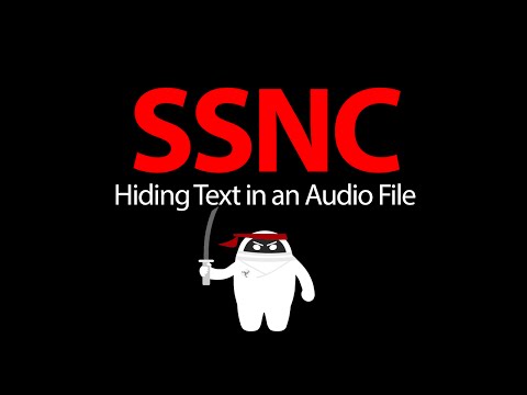 Tutorial: Hiding Text in an Audio File - SSNC