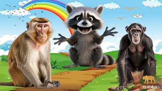The Funniest Animal Sounds: Raccoon, Chimpanzee, Monkey, Warthog | Animal Moments