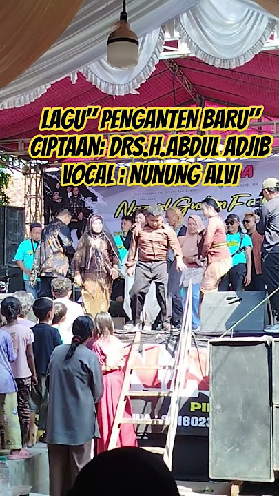 GADIS BERGOYANG CIHUY DIPANGGUNG  #tarling #pengantenbaru #abduladjib #nunungalvi #viral