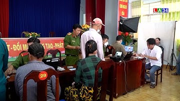 Cần Đước vượt chỉ tiêu cấp định danh điện tử cho công dân I LONG AN TV