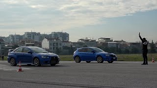 Racing-Mitsubishi EVO 10 vs Subaru STI / Drag & Rolling / 4K UHD by ON-ROAD TÜRKİYE 755 views 4 months ago 3 minutes, 22 seconds