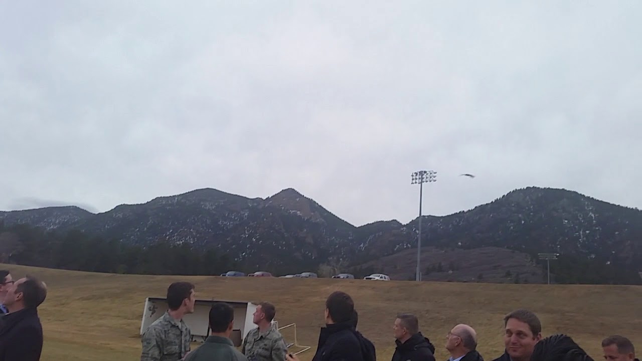 See the amazing US Air Force Academy Falcon demonstration, USAFA