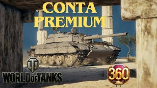 World of Tanks - Vantagens Conta Premium.