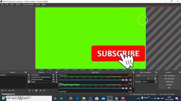 How to add YouTube subscribe button | OBS |