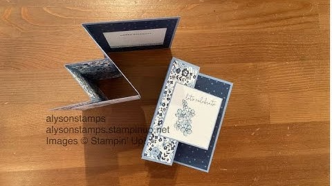 VW Fold Card Stamping Tutorial Technique Tuesday