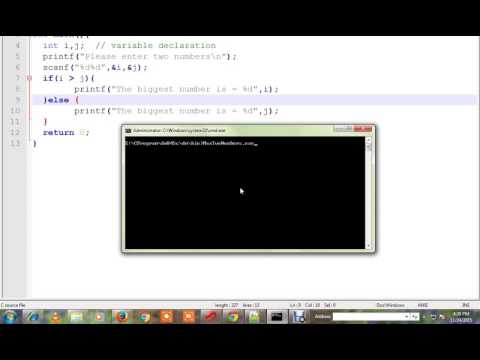 C PROGRAM TO FIND OUT  MAXIMUM OF TWO NUMBERS DEMO