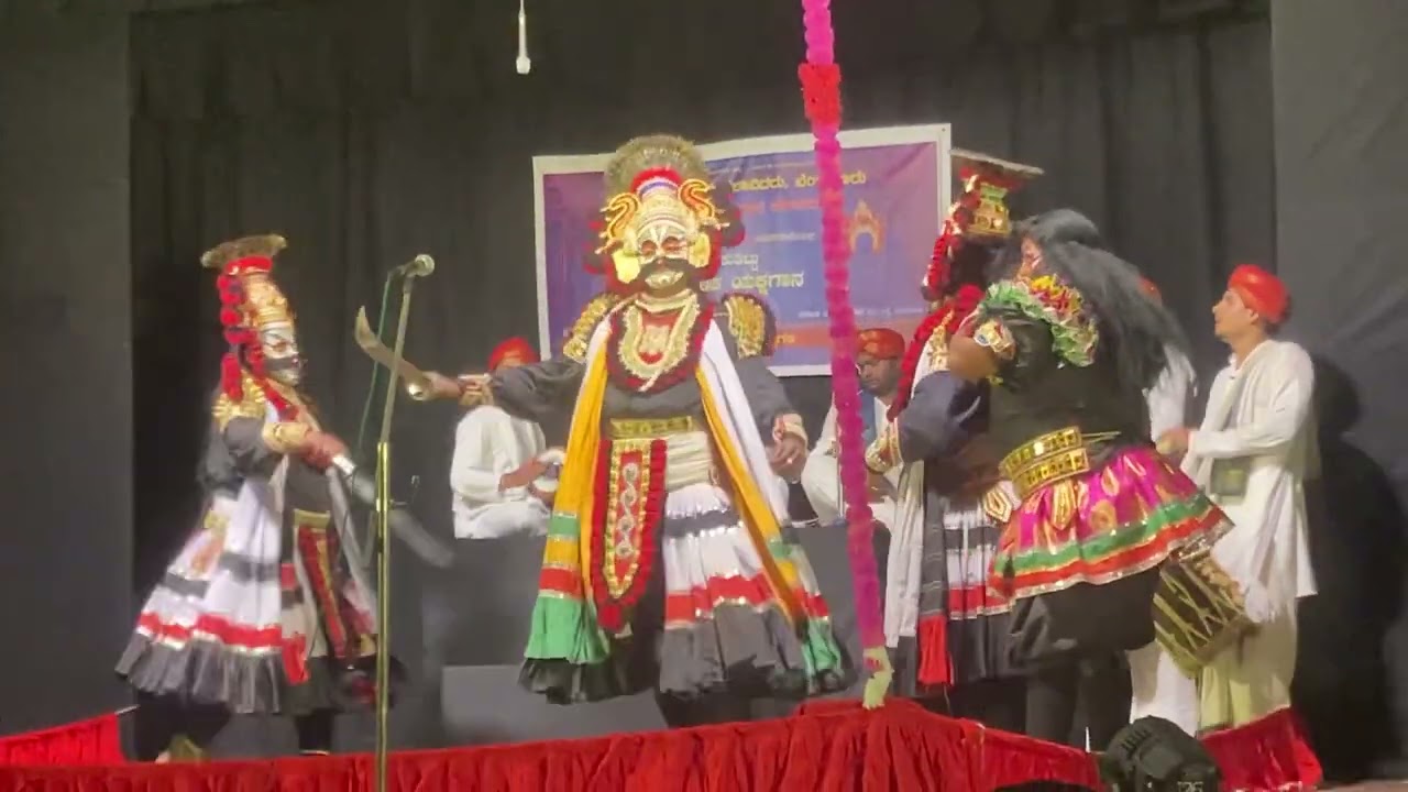 Yakshagana on 20 . 2023 in Bangalore JC road , Nayana Auditorium