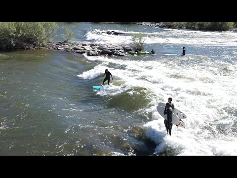 US: River surfing takes off in landlocked Montana town | AFP