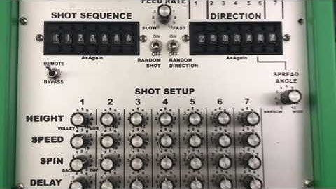 How to use the ball machine