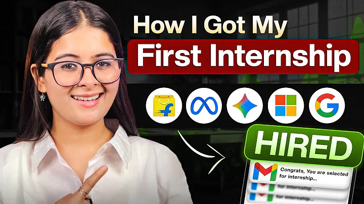 Internship Roadmap 2026 — Get Your FIRST Internship in 1st Year of College | FAANG Resources & List