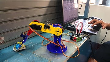 Robotic Arm Control via Matlab and Arduino