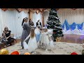 Танцевальная композиция с шарфиками «Белый пушистый снег»