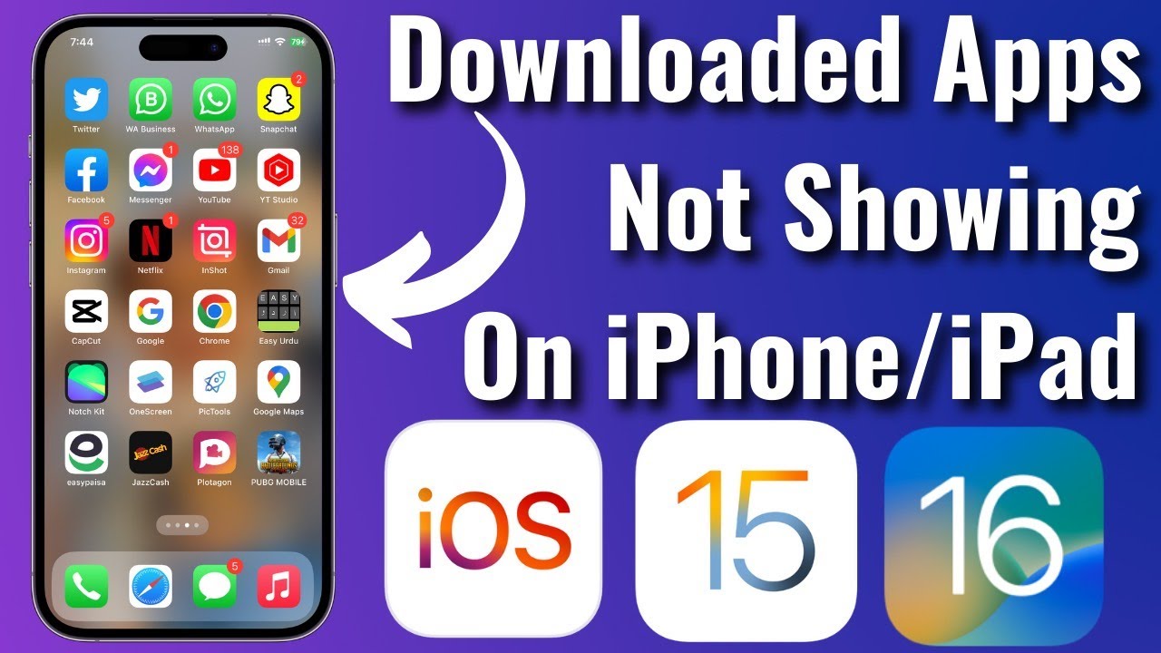 How To Fix Downloaded Apps Not Showing On IPhone IPad Home Screen IOS