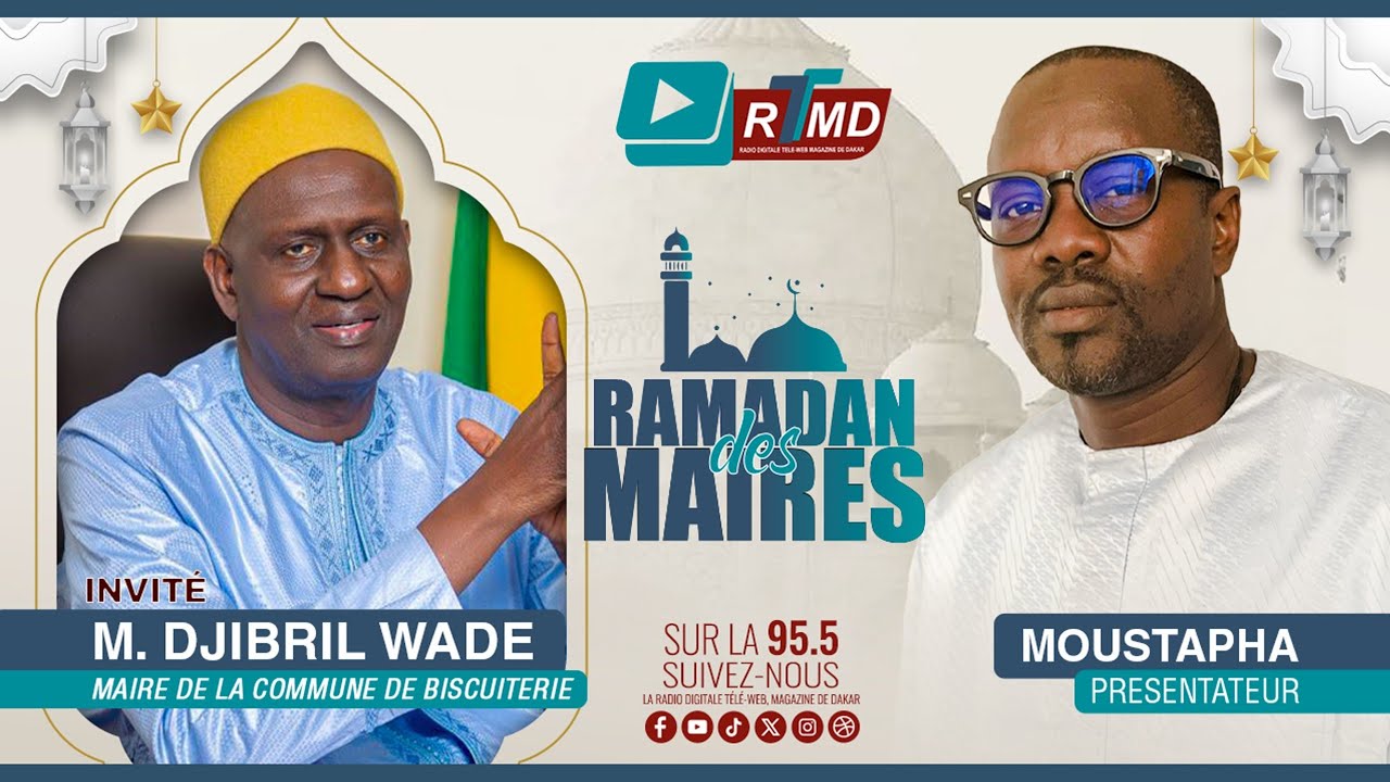 RAMADAN DES MAIRES avec Mouhamed Djibril Wade , le maire de la commune de Biscuiterie