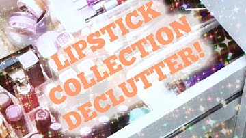 Lipstick Collection/Declutter | Decluttering my Makeup Collection Pt. 1 | Rosa Klochkov