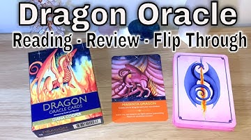 🐲Dragon Oracle Cards Reading, Review & Flip Through!! 🐉