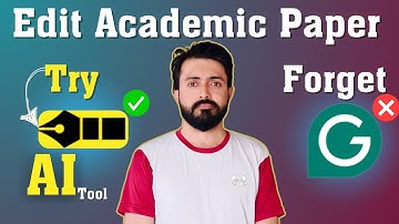 Powerful AI Editor for Academic Writing | Proofread, Edit, Grammar, & More ✅