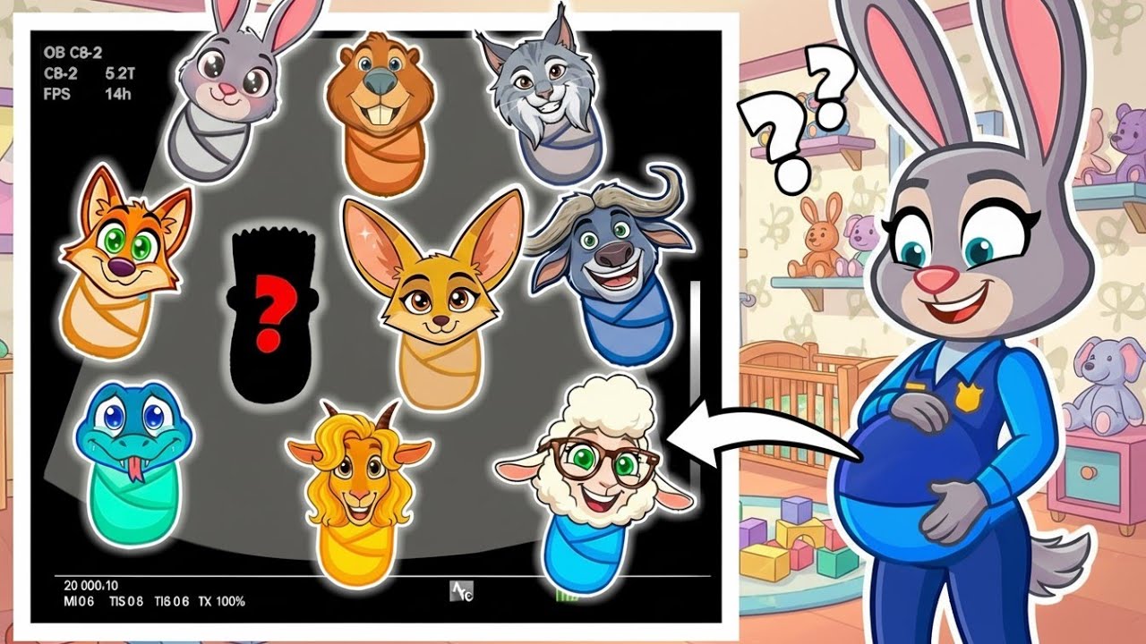 ¡Judy Está Embarazada de 10 BEBÉS en ROBLOX! (Zootoopia 2)