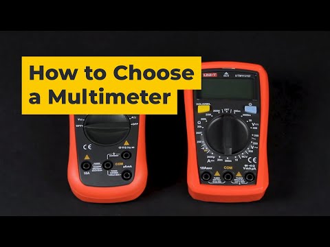 Video: Jak Vybrat Správný Multimetr