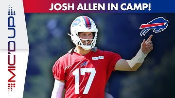 Josh Allen Hilarious & Heartfelt Mic