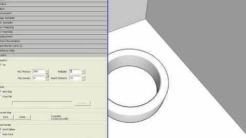 V-ray for SketchUp - simulação de caustics - Parte 1