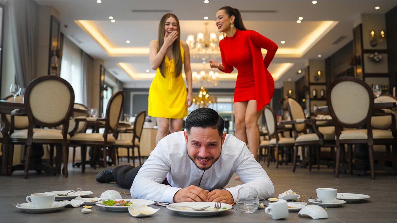 Se hizo pasar por un mesero, para darle una lección de humildad a su novia.