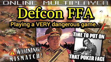 Defcon FFA - Infantry General - Pro Rules | C&C Generals Zero Hour | No Commentary