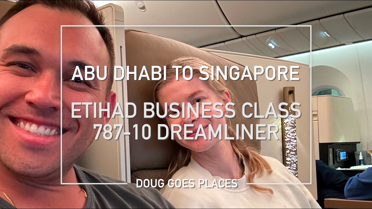 Полет бизнес-классом Etihad «The Studio» на самолете 787-10 | Абу-Даби → Сингапур