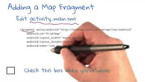 14   Adding Map Fragment to the UI