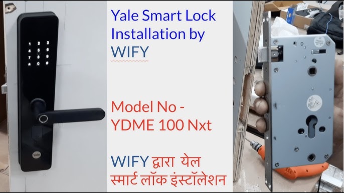 YDME100NxT Smart Door Lock, Black, Fingerprint, PIN, RFID, Manual Key –  Yale India