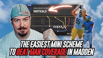 Mini Scheme Destroys Man Coverage in Madden 23.