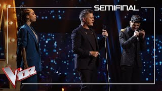 Alejandro Sanz canta con Karina y Julio 'Se le apagó la luz' | Semifinal | La Voz Antena 3 2021