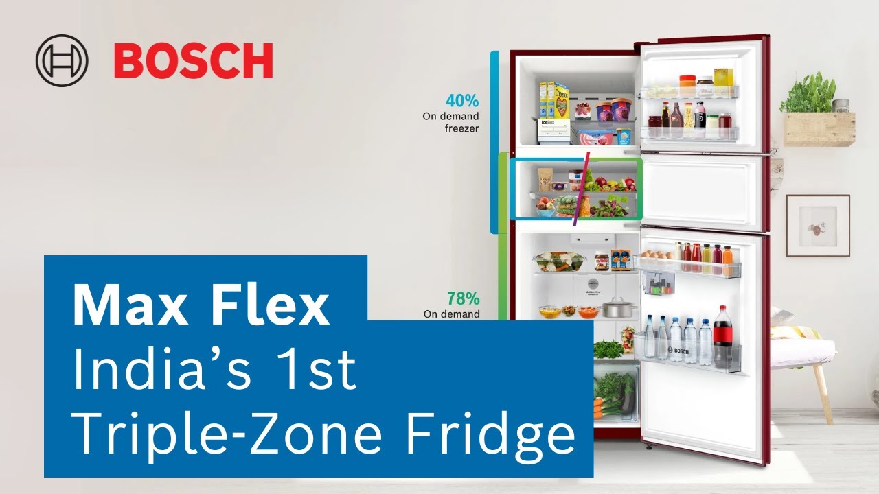 Introducing the Bosch Max Flex Refrigerator with Ultimate Storage Flexibility | Bosch Home India