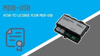 How to license your Qibixx MDB-USB Interface