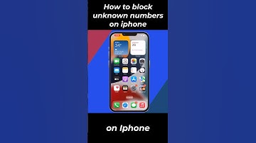 How to block unknown numbers on iphone