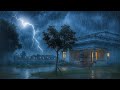 इतना खतरनाक मौसम 😱 मेरे गांव का 🌨️ | जोरदार बारिश | Heavy Rain in My Village | Monsoon 2025
