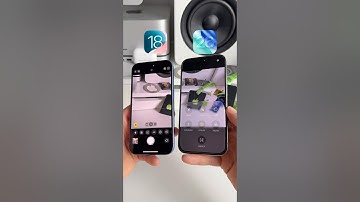 iOS 18 vs iOS 26 Camera App