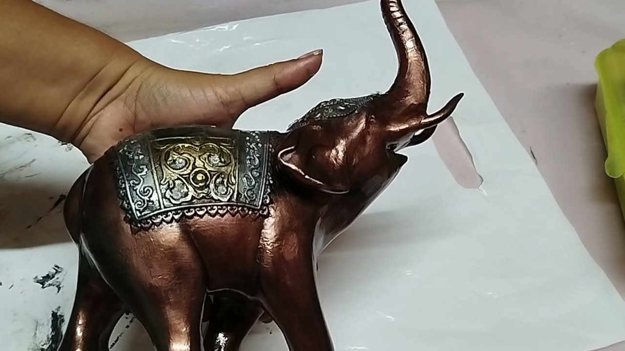 Elefante Indu. Efecto Espejo!!!! (290) @Amo Pintar