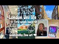 London uni life art student  first week back at goldsmiths