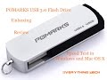 Pomarks Data Fortress 128GB USB 3.0 Unboxing Win/Mac Tests