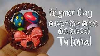 Polymer Clay Easter Egg Basket Tutorial