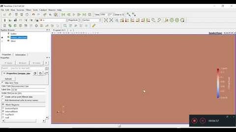 OpenFOAM Intermediate - 35 Introduction to pisoFoam turbulent part vi viewing pipeflow results