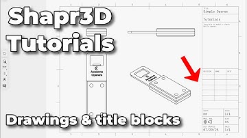 Shapr3D Bottle Opener Tutorial 11 | Creating a drawing and title block