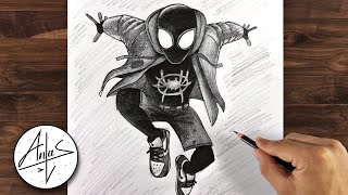 How to Draw MILES MORALES | Drawing Tutorial (step by step)