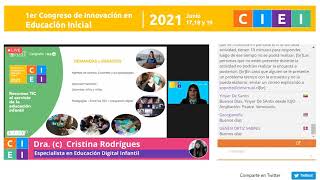 Demandas actuales en Educación Infantil. 1° CONGRESO CIEI- CHILE 2021. Por. Cristina Rodrigues