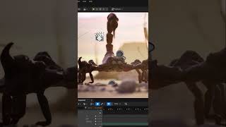 Scorpion 3D Animation #Shorts #scorpion #3danimation