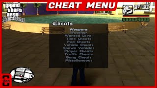 Cheat menu MOD in GTA SAN ANDREAS | One click all Cheat
