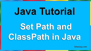 How to Set Path and Classpath in Java | How to Set Path and Classpath in Java in Window 10